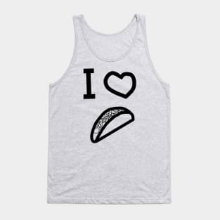 I Heart Tacos Outline Tank Top